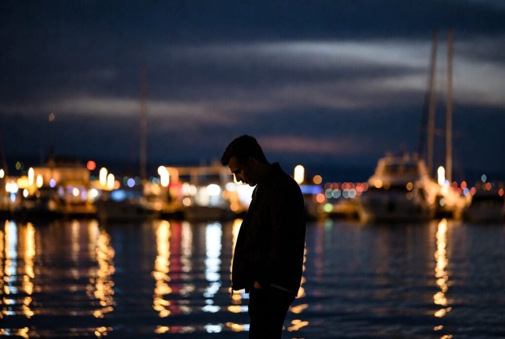 Marmaris’te escort deneyiminde yapılan hatalara dair uyarı niteliğinde gece manzarası